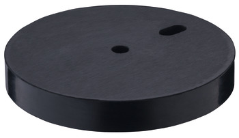 Foot plate, hard rubber, for screw fixing, Startec