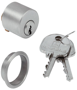 Pin tumbler cylinder, Customised locking system, Ø 22 mm, for mortise lock case