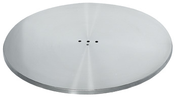 Foot plate, Round or square, with mounting plate, for table top Ø up to 900 mm