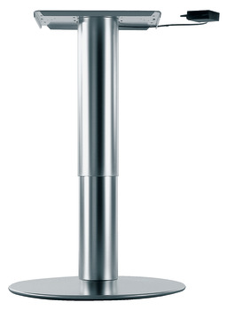Table column, with gas-loaded spring