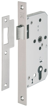 Mortice latch lock, for hinged doors, Startec, grade 3