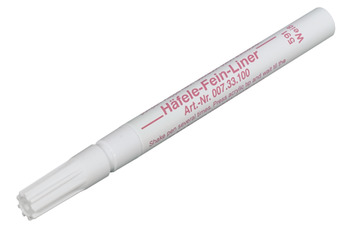 Lacquer touch-up pencil, Häfele, Fine-Liner, for touching up/repairing, white or silver coloured