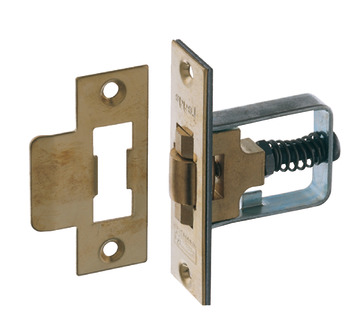 Brass Steel Adjustable Roller Ball Door Spring Catch Lock Internal Latch  Set 