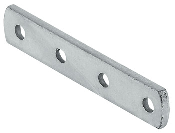 Connecting plate, for running track, galvanised steel