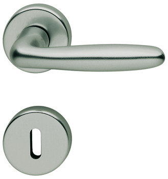Door handle set, Aluminium, Hoppe, Verona 1510/42KV/42KVS