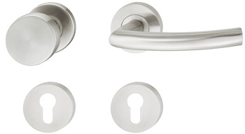 Door handle set, Stainless steel, Startec, model LDH 2189