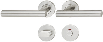Door handle set, Stainless steel, Startec, model PDH4172, grade 4