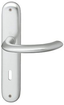 Door handle set, aluminium, Hoppe, Marseille 1138/273P