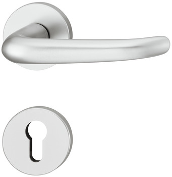 Door handle set, Aluminium, FSB, ASL<sup>®</sup> model 12 1023