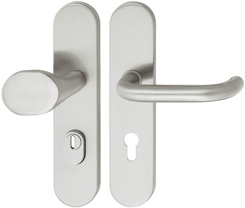 Fire resistant security door handles, Stainless steel, Startec, SDH 2202 impact resistance category 1