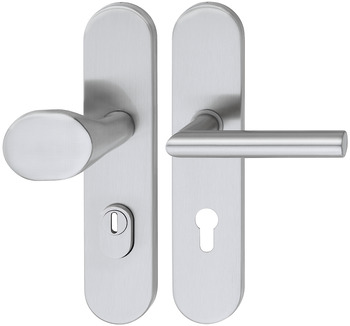 Security door handles, Aluminium, Startec, model SDH 2113 impact resistance category 1