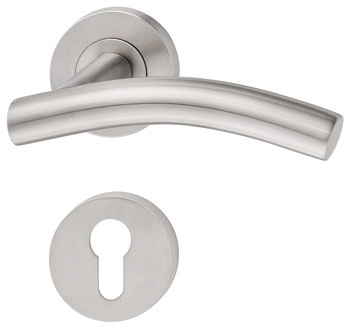 Door handle set, Stainless steel, Startec, model PDH4173, grade 4