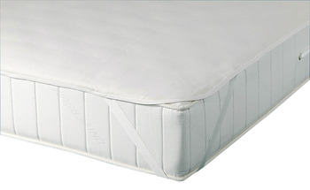 Mattress protection mat, Overlay for slats, for protecting the mattress