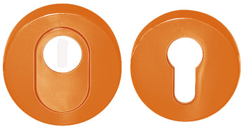 PC security escutcheon, Polyamide, Hewi, 306.23ESZ, with cylinder cover
