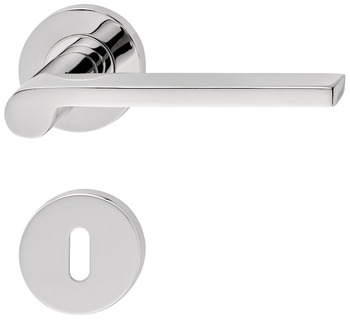 Door handle set, stainless steel, Startec, model PDH4174, rose