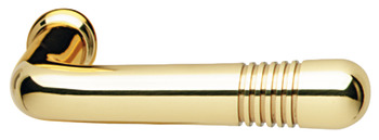 Lever handle aperture part, Brass, Bisschop Art Deco 1870/8610/8615