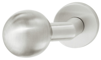 Door knob, stainless steel, Startec, flat knob