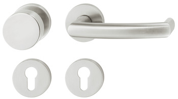 Door handle set, Stainless steel, Startec, PDH4108
