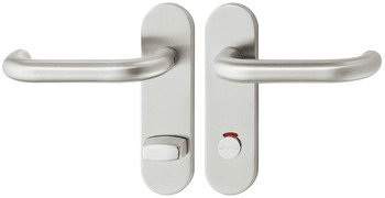Door handle set, stainless steel, Startec, PDH4102, rose