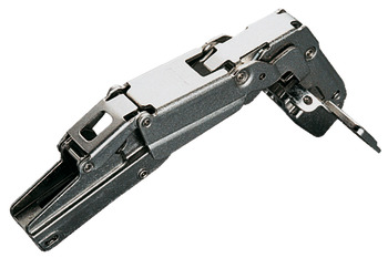 Concealed hinge, Häfele Metalla 510 Push A/SM 165°, half overlay mounting/twin mounting