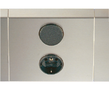 Main switch with socket, for 230 V stainless steel system light