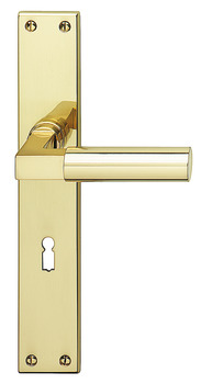 Door handle set, Brass, Bisschop, Bauhaus Weimar 1920/8004