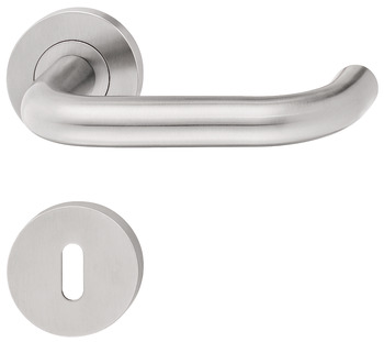Door handle set, Stainless steel, Startec, model PDH4170, grade 4