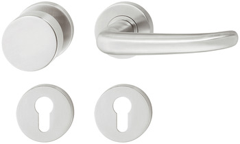 Door handle set, Stainless steel, Startec, PDH3104-E