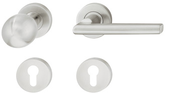 Door handle set, Stainless steel, Startec, model LDH 2181