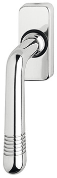 Window handle, Bisschop Art Deco 180/R brass