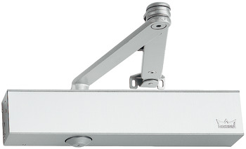 Overhead door closer, TS 83 RF, with interlocking hold open device that can be disabled, EN 3–6, Dorma