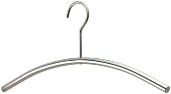Coat hangers, stainless steel, rigid hook, round shackle