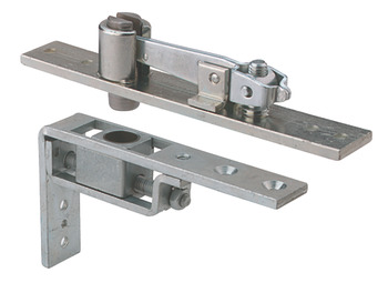 Pivot hinge, adjustable, for double-action doors, floor spring, Geze