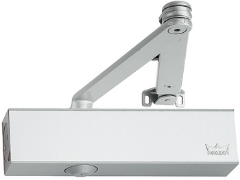 Overhead door closer, TS 73 V RF, with interlocking hold open device that can be disabled, EN 2–4, Dorma