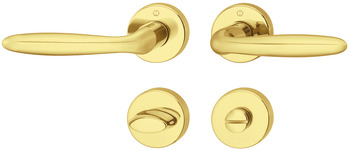 Door handle set, brass, Hoppe, Verona M151/42KV/42KVS