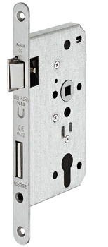 Mortise lock, for escape routes and panic areas, 1013 PZW, profile cylinder, BMH