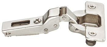 Concealed hinge, Häfele Metalla 510 A/SM 110°, half overlay mounting/twin mounting
