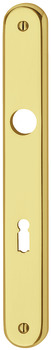 Long CB backplate, Brass, Bisschop Dresden 1865/865