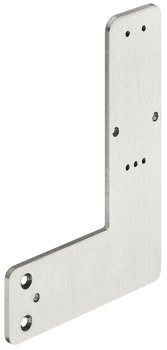 Mounting plate, for door alarm for narrow frame doors