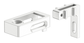 Wall connection, Häfele Versatile for wall mounting