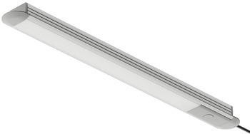 Häfele Loox Dimmer for aluminium profile, Plastic, silver coloured