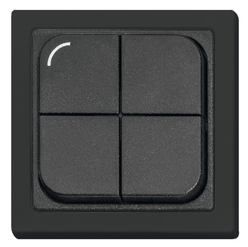 4-way wall mounted push button, With Häfele Connect Mesh 4-channel interface