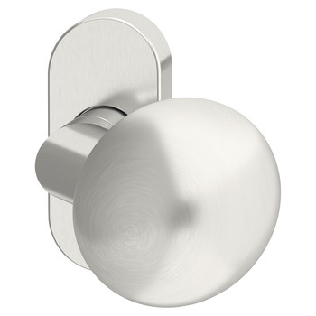 Door knob, Stainless steel, Startec, for narrow frame door, PDH5