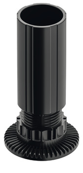 Tube with screw-in glide, for Häfele AXILO® 48 plinth system