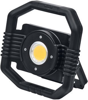 LED floodlight, DARGO IP65, H05RN-F 2x1.0 hybrid, power bank