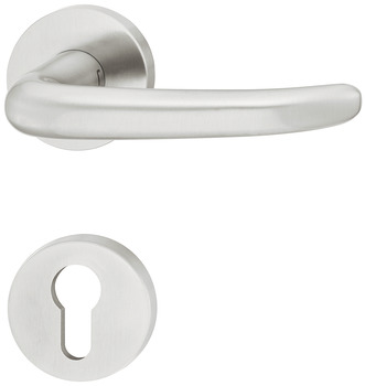 Door handle set, Stainless steel, FSB, model 72 1023