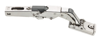 Concealed hinge, Häfele Metalla 510 A/SM 110°, full overlay mounting, for glass and mirror doors