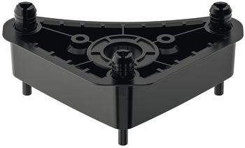 Mounting plate, for Häfele AXILO® 48 plinth system