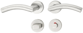 Door handle set, Stainless steel, Startec, PDH3110-E