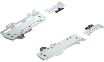 Tip-On Blumotion unit and follower, for Blum Merivobox with Tip-On Blumotion